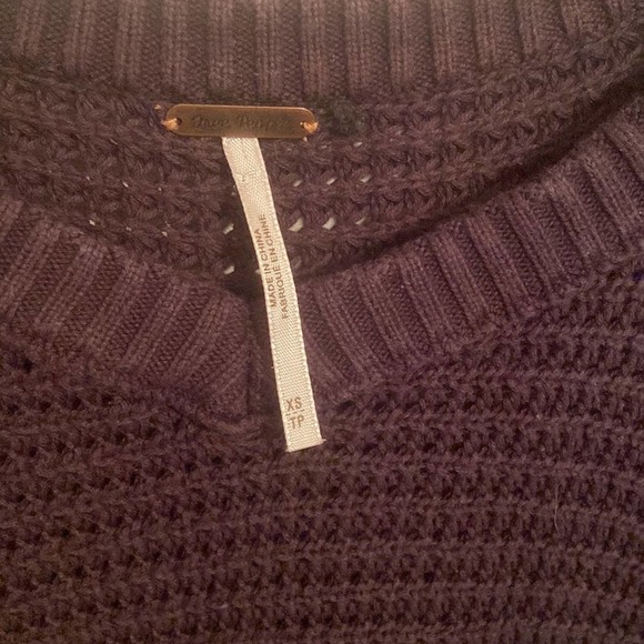 Free People Moonshine cold shoulder knit tee - Picture 3 of 6